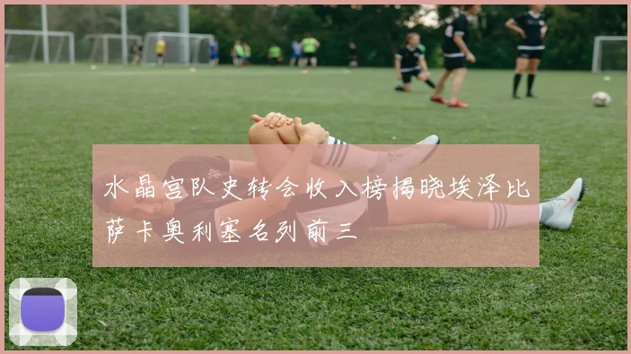 水晶宫队史转会收入榜揭晓埃泽比萨卡奥利塞名列前三